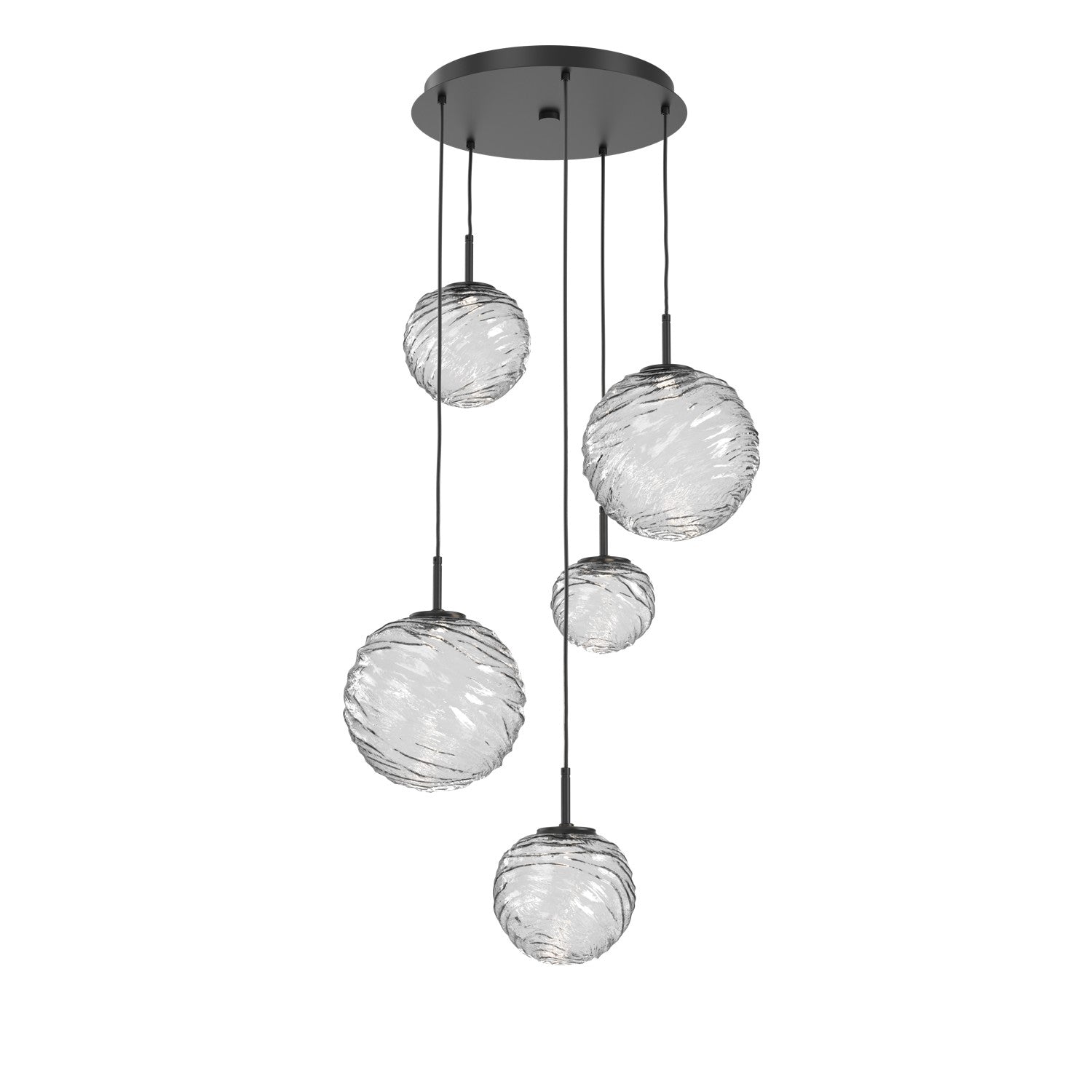Hammerton Studio - CHB0092-05-MB-C-C01-L3 - LED Pendant - Gaia - Matte Black