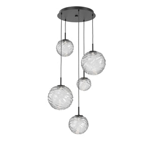Hammerton Studio - CHB0092-05-MB-C-C01-L3 - LED Pendant - Gaia - Matte Black