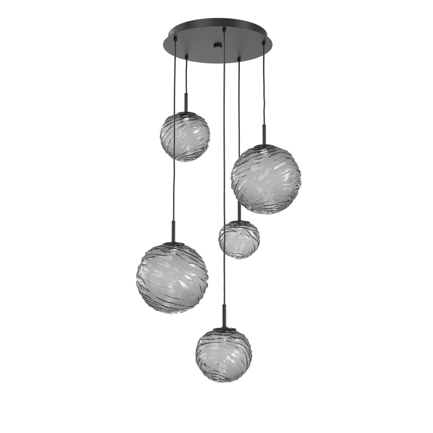 Hammerton Studio - CHB0092-05-MB-S-C01-L3 - LED Pendant - Gaia - Matte Black