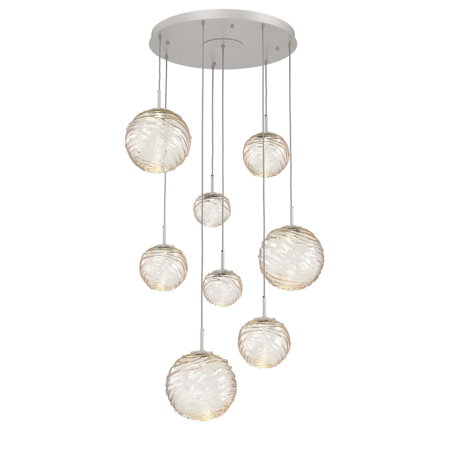 Hammerton Studio - CHB0092-08-BS-A-C01-L3 - LED Pendant - Gaia - Beige Silver