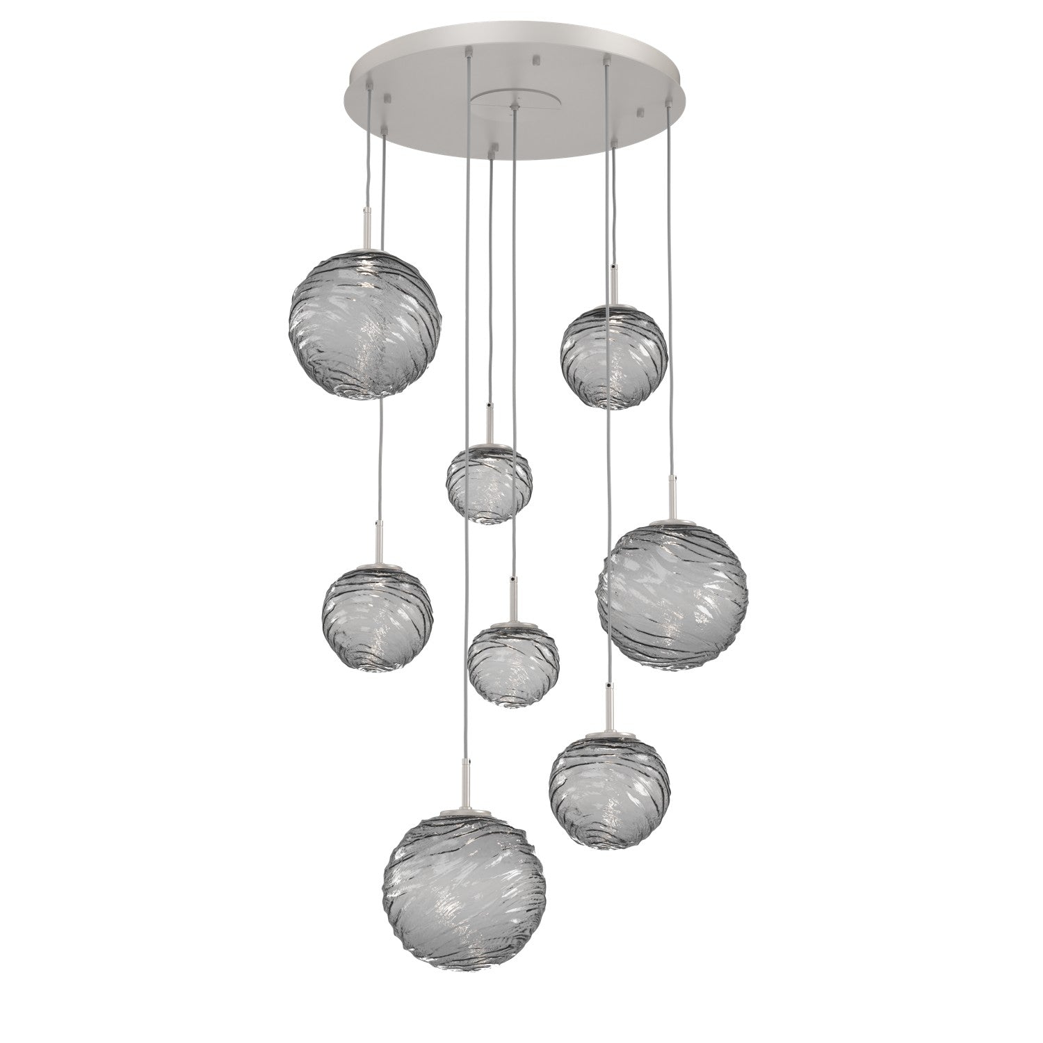 Hammerton Studio - CHB0092-08-BS-S-C01-L1 - LED Pendant - Gaia - Beige Silver