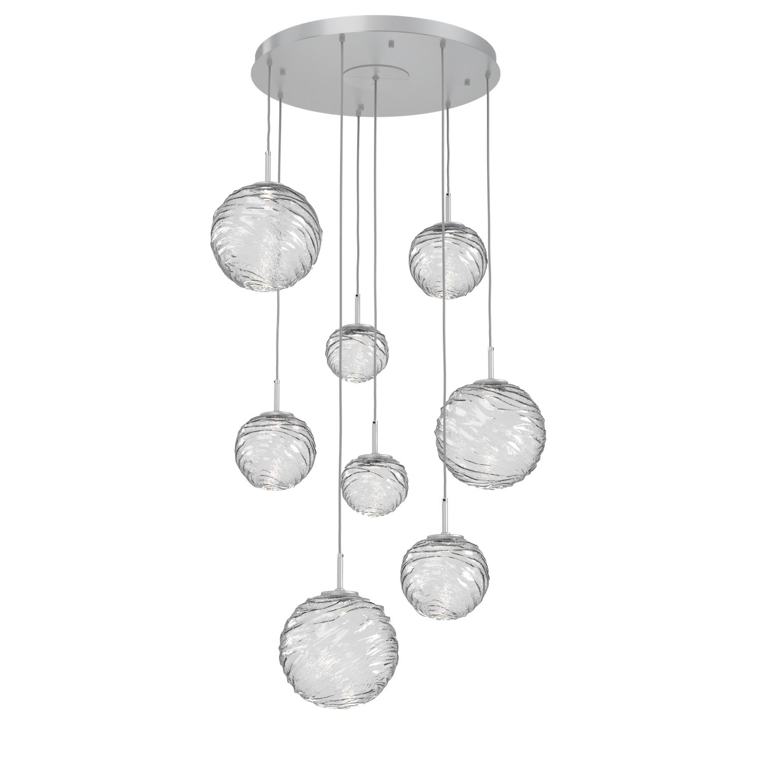 Hammerton Studio - CHB0092-08-CS-C-C01-L1 - LED Pendant - Gaia - Classic Silver