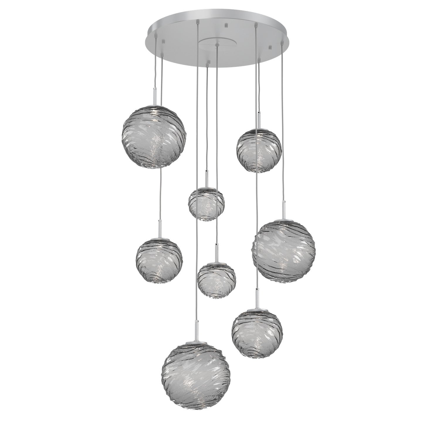 Hammerton Studio - CHB0092-08-CS-S-C01-L1 - LED Pendant - Gaia - Classic Silver