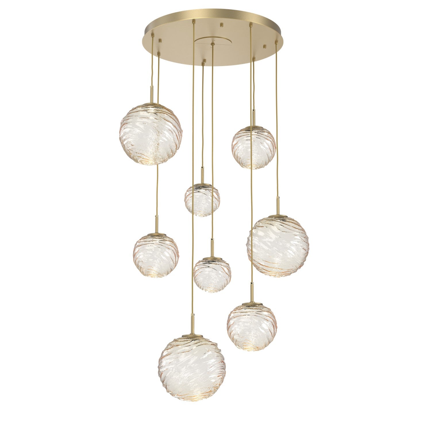 Hammerton Studio - CHB0092-08-GB-A-C01-L1 - LED Pendant - Gaia - Gilded Brass