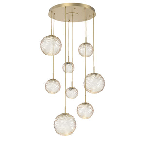 Hammerton Studio - CHB0092-08-GB-A-C01-L3 - LED Pendant - Gaia - Gilded Brass