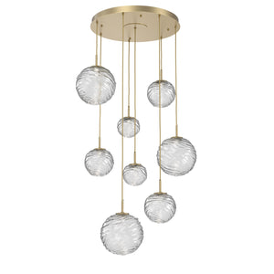 Hammerton Studio - CHB0092-08-GB-C-C01-L3 - LED Pendant - Gaia - Gilded Brass