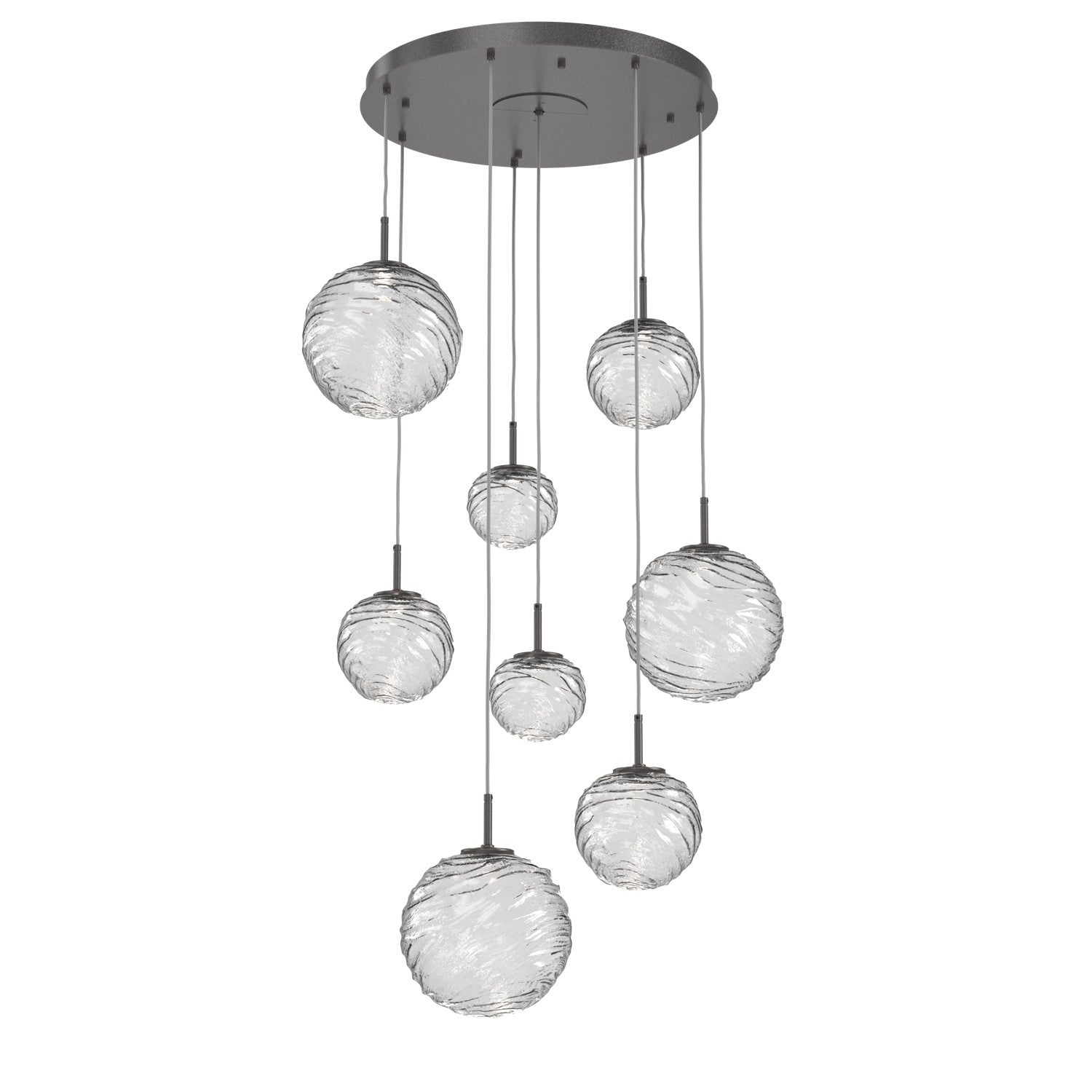 Hammerton Studio - CHB0092-08-GP-C-C01-L3 - LED Pendant - Gaia - Graphite