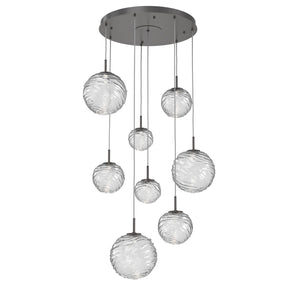 Hammerton Studio - CHB0092-08-GP-C-C01-L3 - LED Pendant - Gaia - Graphite