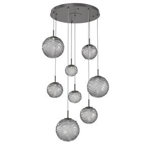 Hammerton Studio - CHB0092-08-GP-S-C01-L1 - LED Pendant - Gaia - Graphite