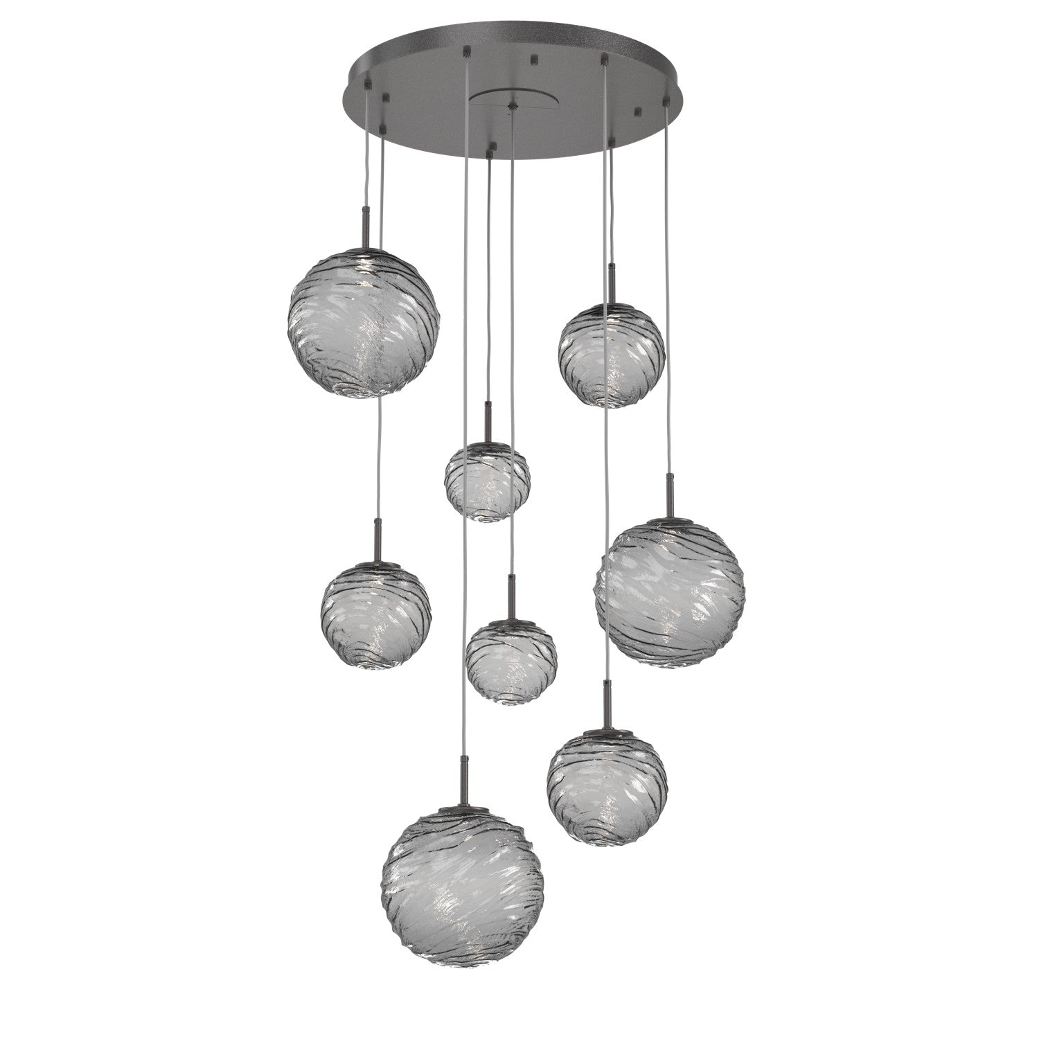 Hammerton Studio - CHB0092-08-GP-S-C01-L3 - LED Pendant - Gaia - Graphite