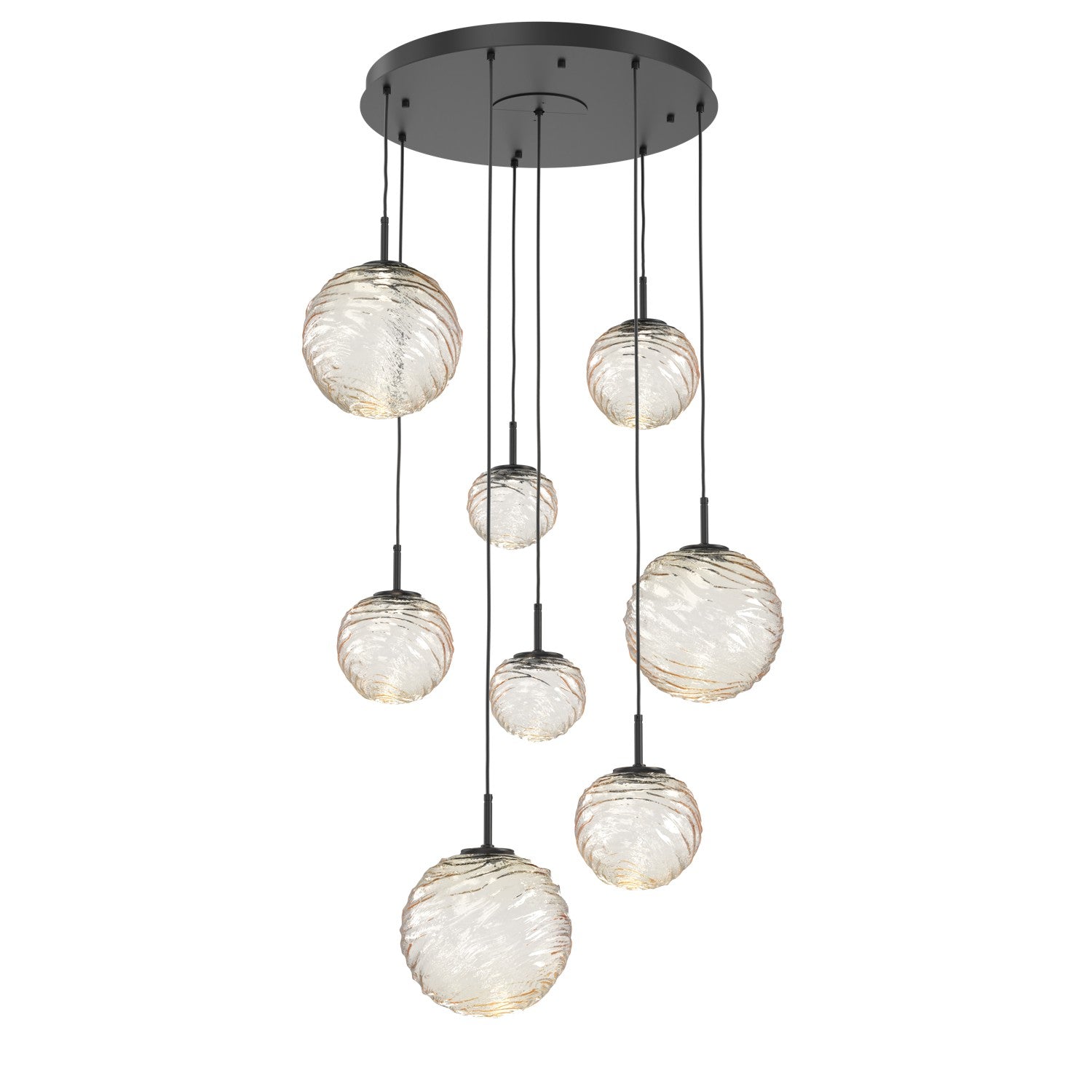 Hammerton Studio - CHB0092-08-MB-A-C01-L3 - LED Pendant - Gaia - Matte Black