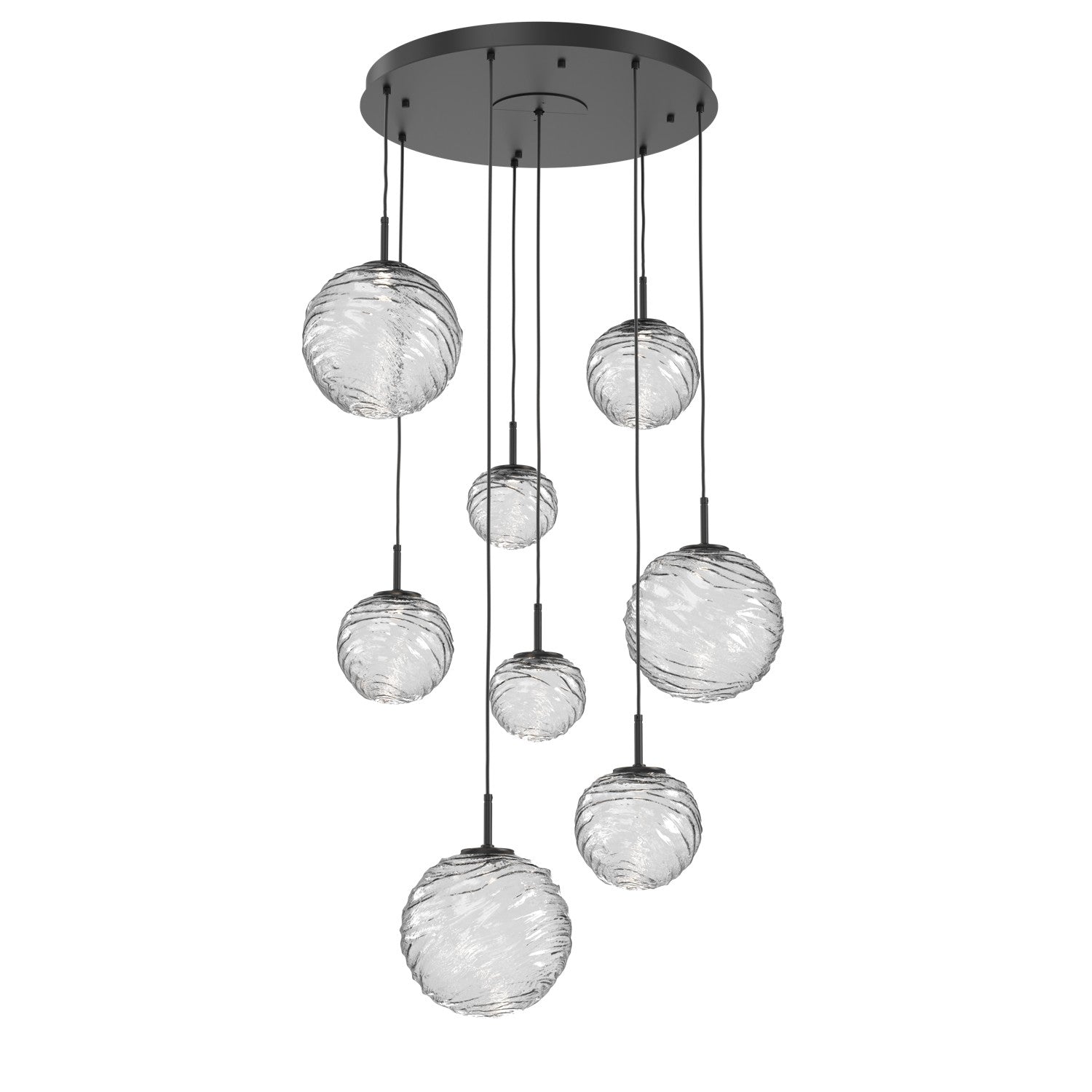 Hammerton Studio - CHB0092-08-MB-C-C01-L3 - LED Pendant - Gaia - Matte Black
