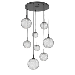 Hammerton Studio - CHB0092-08-MB-C-C01-L3 - LED Pendant - Gaia - Matte Black