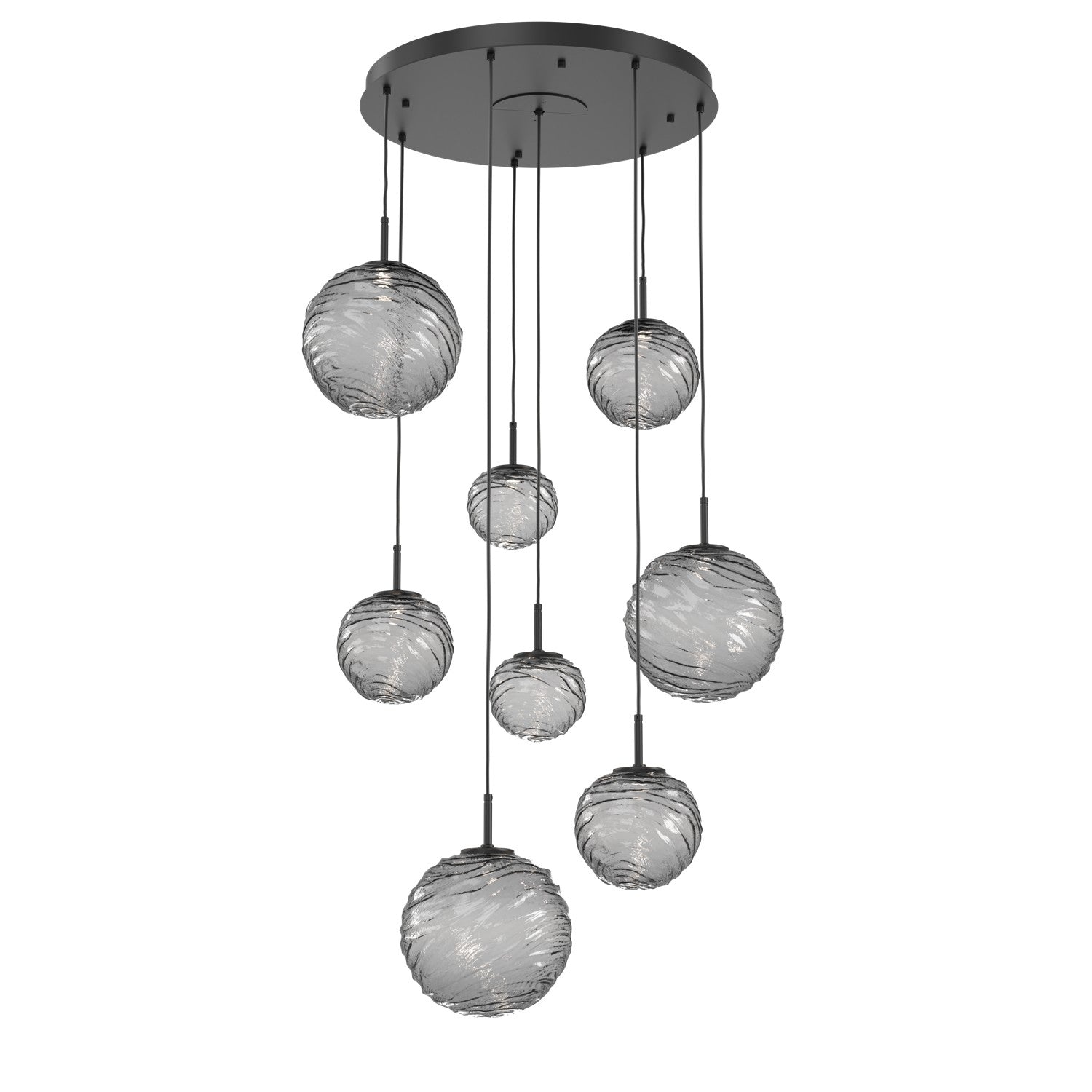 Hammerton Studio - CHB0092-08-MB-S-C01-L3 - LED Pendant - Gaia - Matte Black