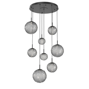 Hammerton Studio - CHB0092-08-MB-S-C01-L3 - LED Pendant - Gaia - Matte Black
