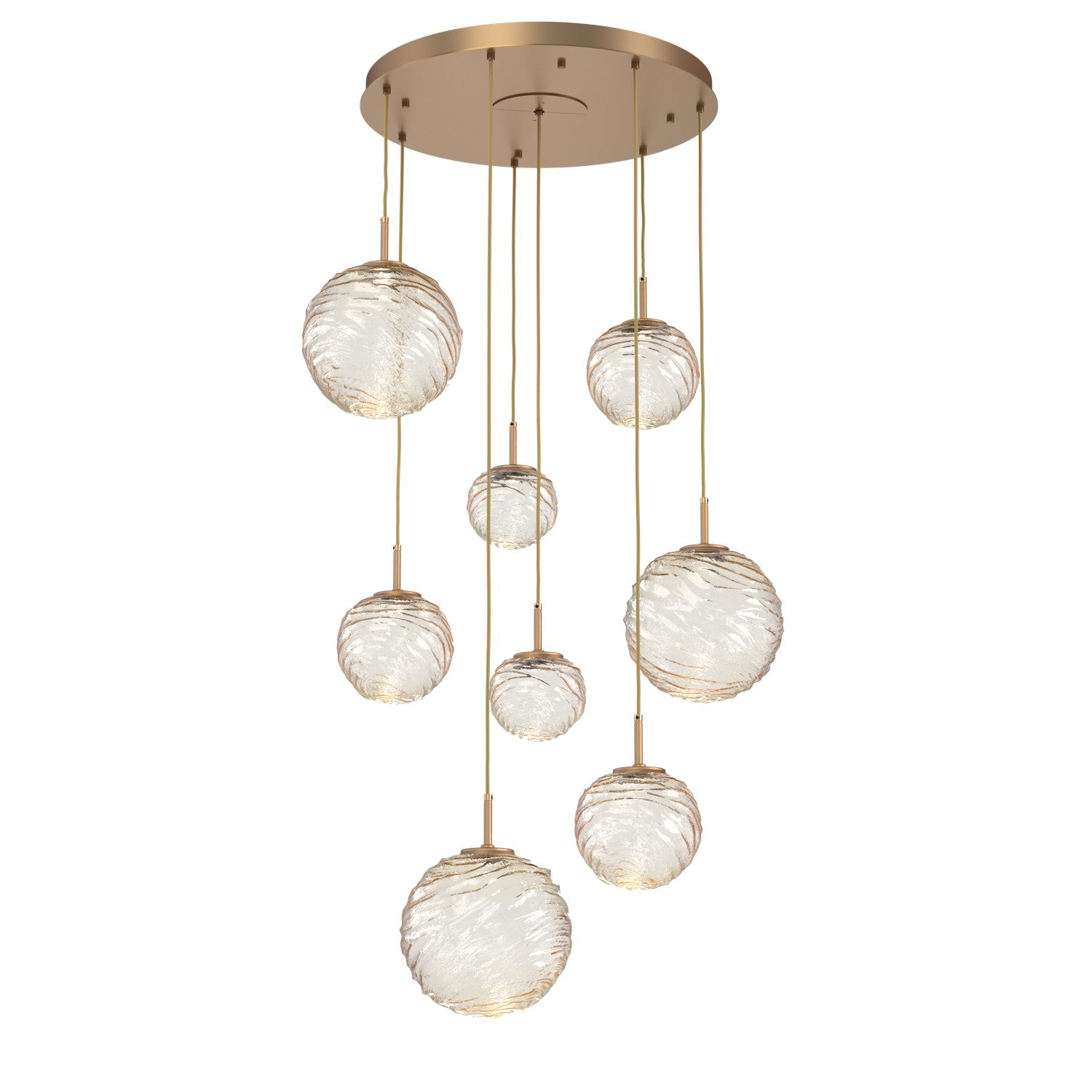 Hammerton Studio - CHB0092-08-NB-A-C01-L1 - LED Pendant - Gaia - Novel Brass