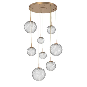 Hammerton Studio - CHB0092-08-NB-C-C01-L3 - LED Pendant - Gaia - Novel Brass