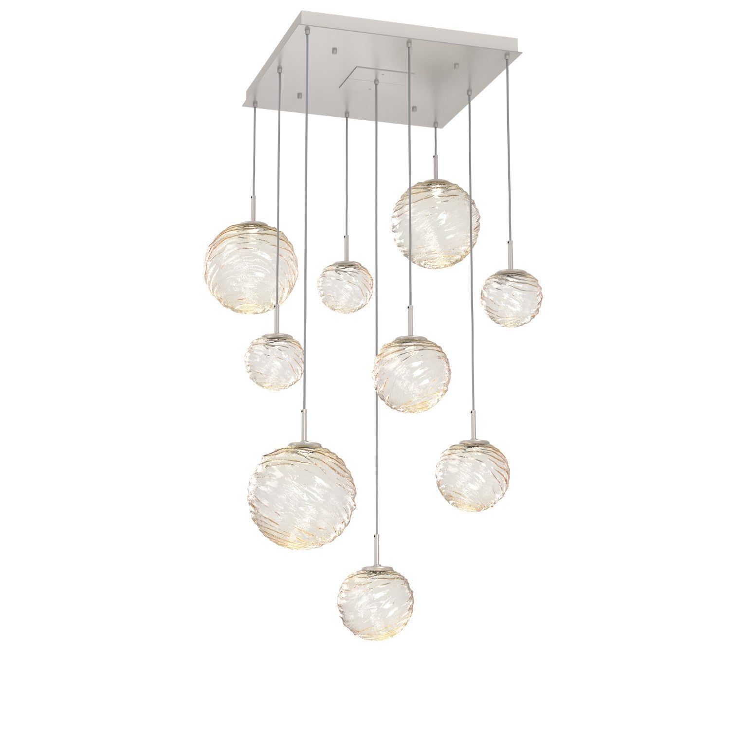 Hammerton Studio - CHB0092-09-BS-A-C01-L3 - LED Pendant - Gaia - Beige Silver
