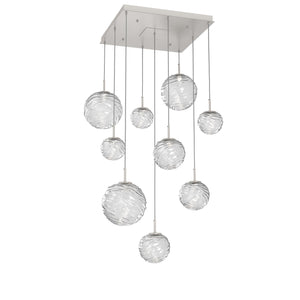 Hammerton Studio - CHB0092-09-BS-C-C01-L3 - LED Pendant - Gaia - Beige Silver