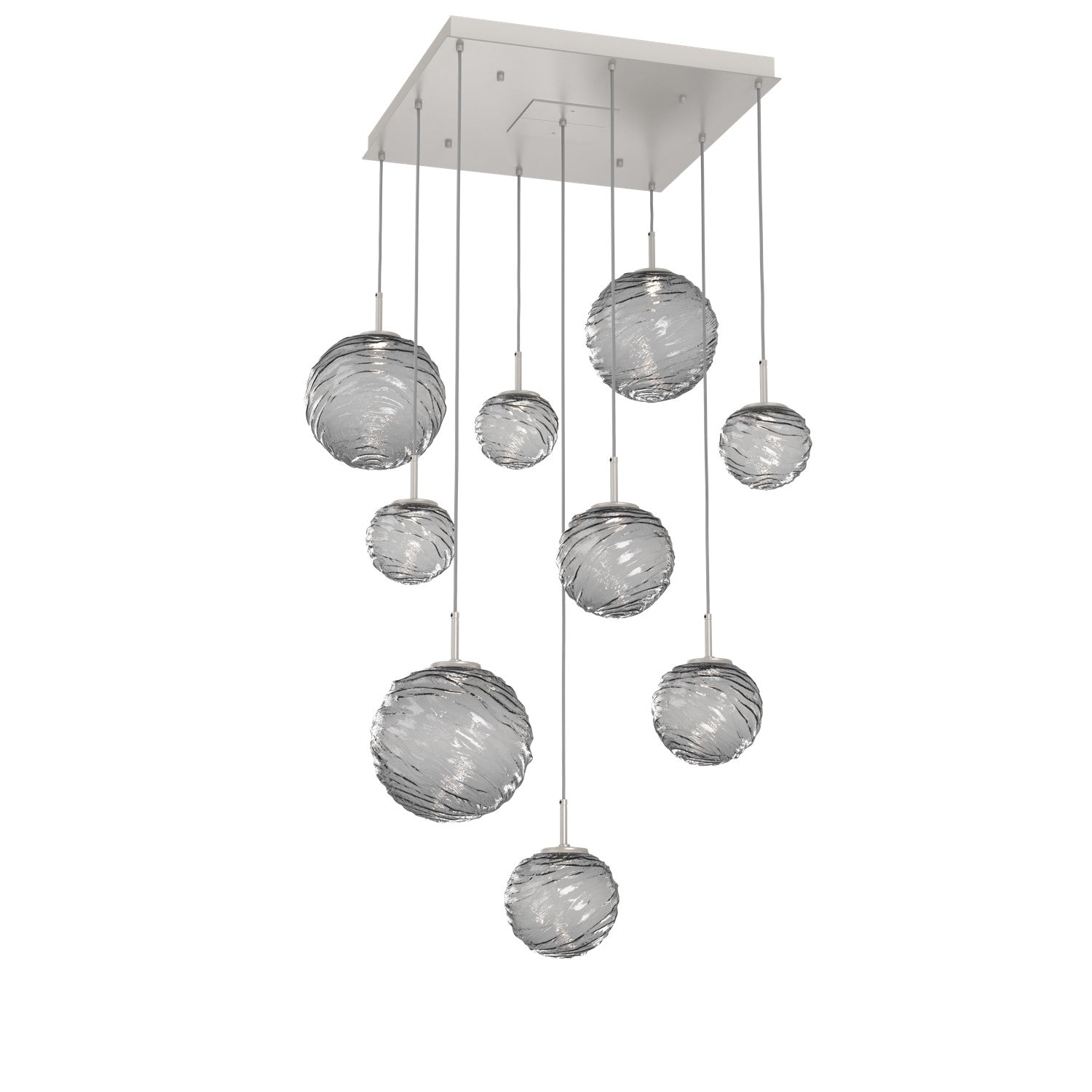 Hammerton Studio - CHB0092-09-BS-S-C01-L1 - LED Pendant - Gaia - Beige Silver