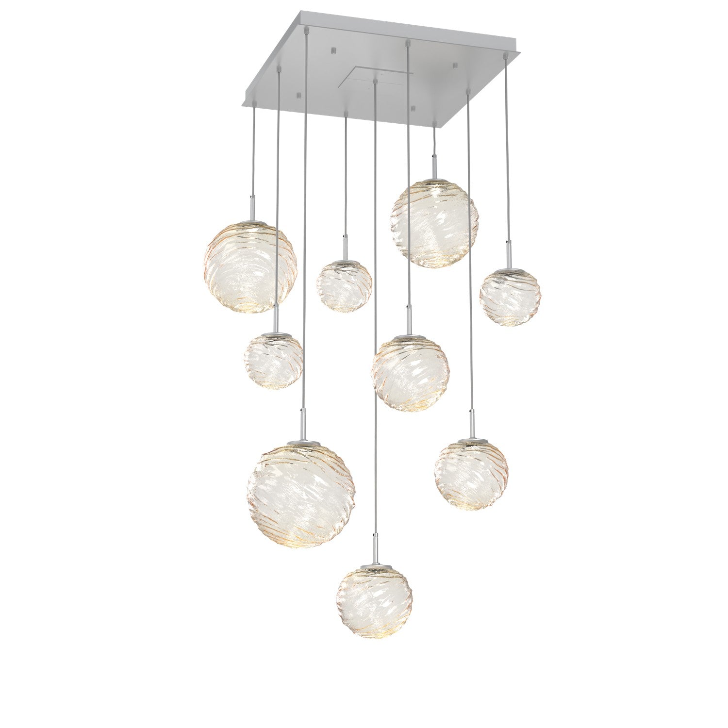 Hammerton Studio - CHB0092-09-CS-A-C01-L1 - LED Pendant - Gaia - Classic Silver
