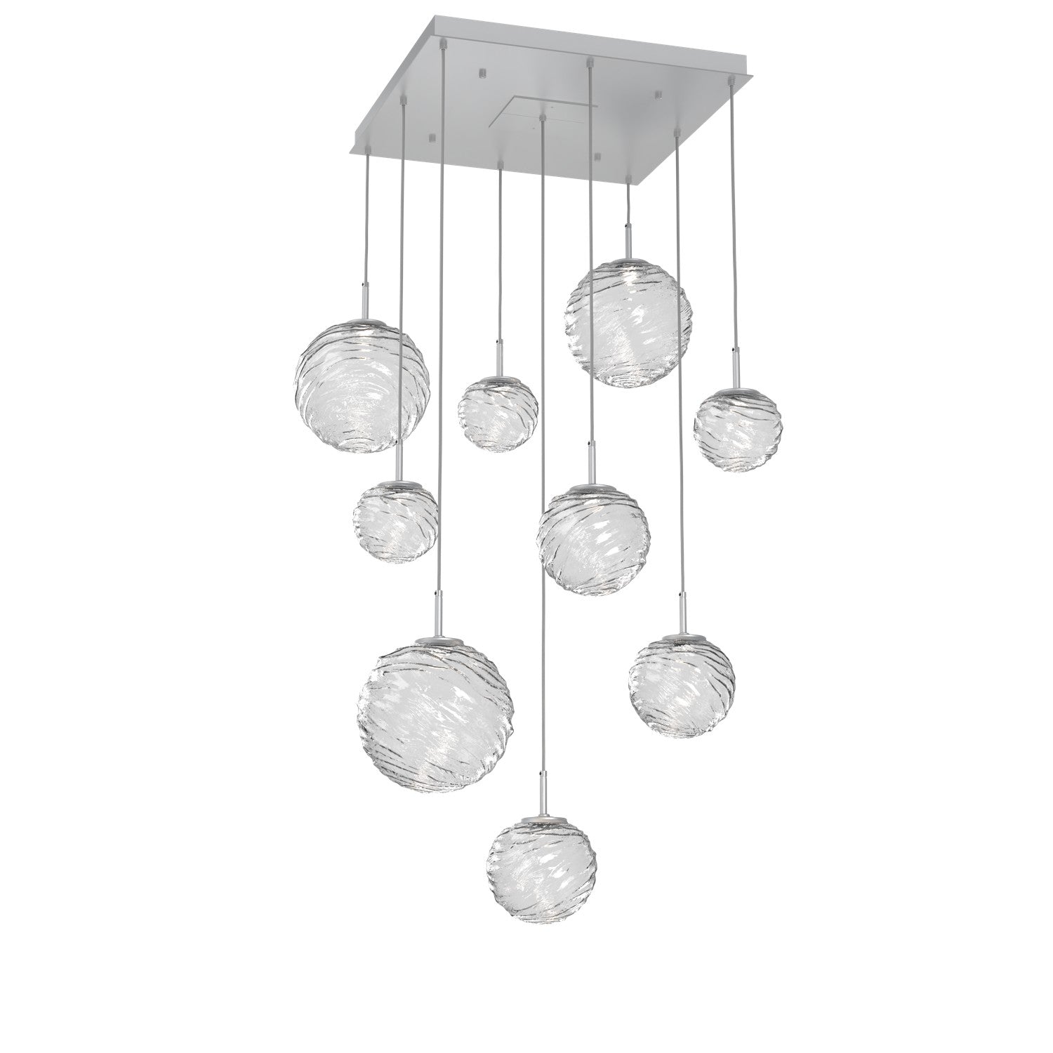 Hammerton Studio - CHB0092-09-CS-C-C01-L3 - LED Pendant - Gaia - Classic Silver