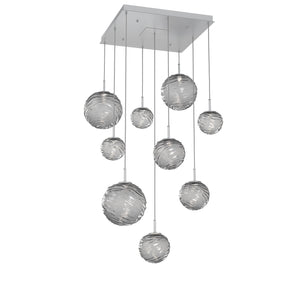 Hammerton Studio - CHB0092-09-CS-S-C01-L1 - LED Pendant - Gaia - Classic Silver
