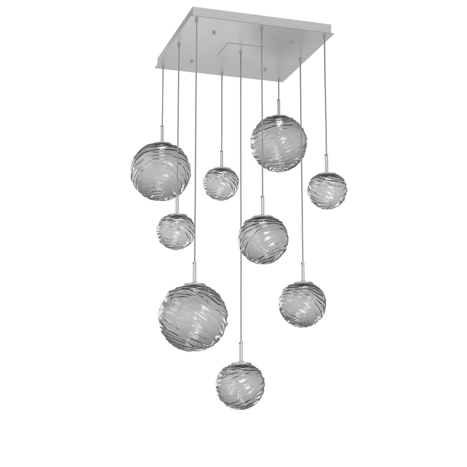Hammerton Studio - CHB0092-09-CS-S-C01-L3 - LED Pendant - Gaia - Classic Silver