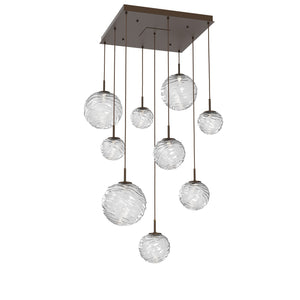 Hammerton Studio - CHB0092-09-FB-C-C01-L1 - LED Pendant - Gaia - Flat Bronze