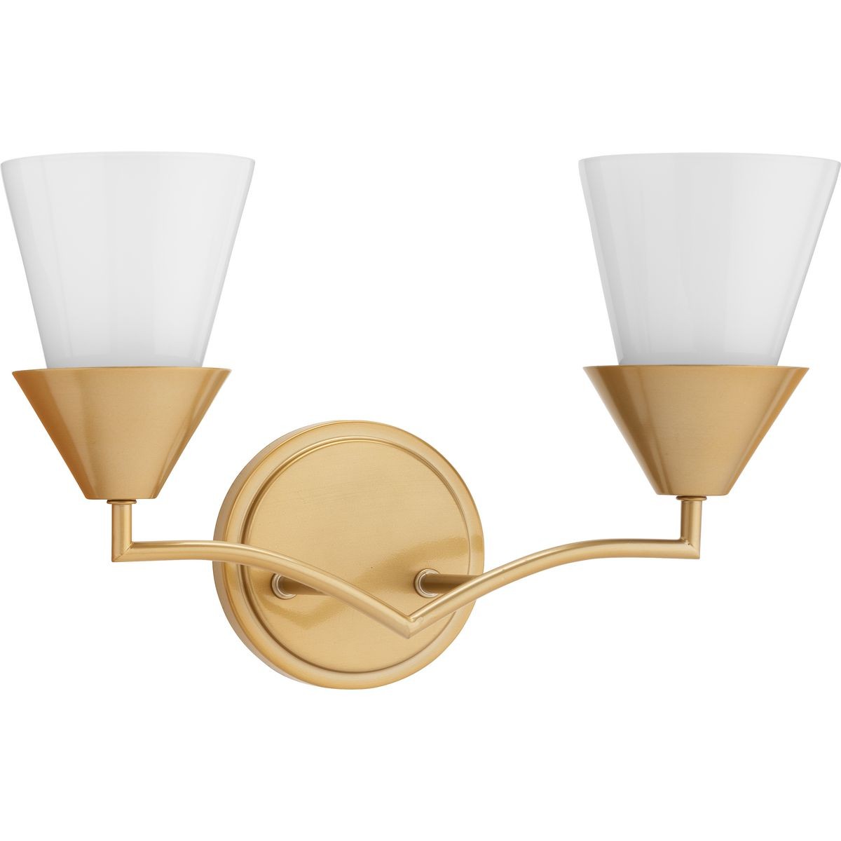 Progress Lighting - P300496-205 - Two Light Bath - Pinellas - Soft Gold