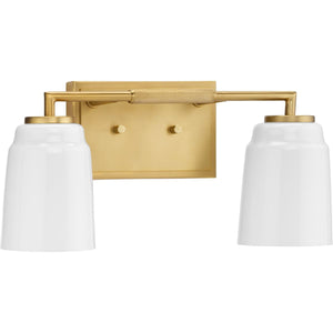 Progress Lighting - P300504-191 - Two Light Bath - Spenser - Brushed Gold