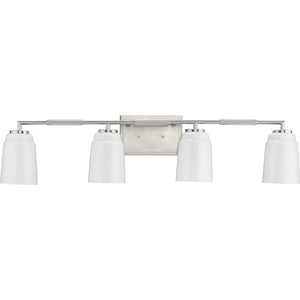 Progress Lighting - P300506-009 - Four Light Bath - Spenser - Brushed Nickel