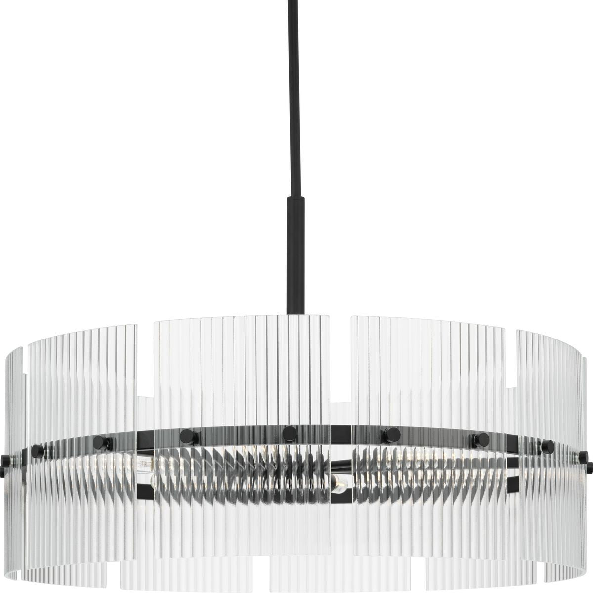 Progress Lighting - P400389-31M - Six Light Chandelier - Seville - Matte Black