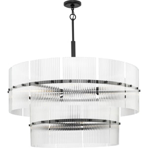 Progress Lighting - P400390-31M - Nine Light Chandelier - Seville - Matte Black