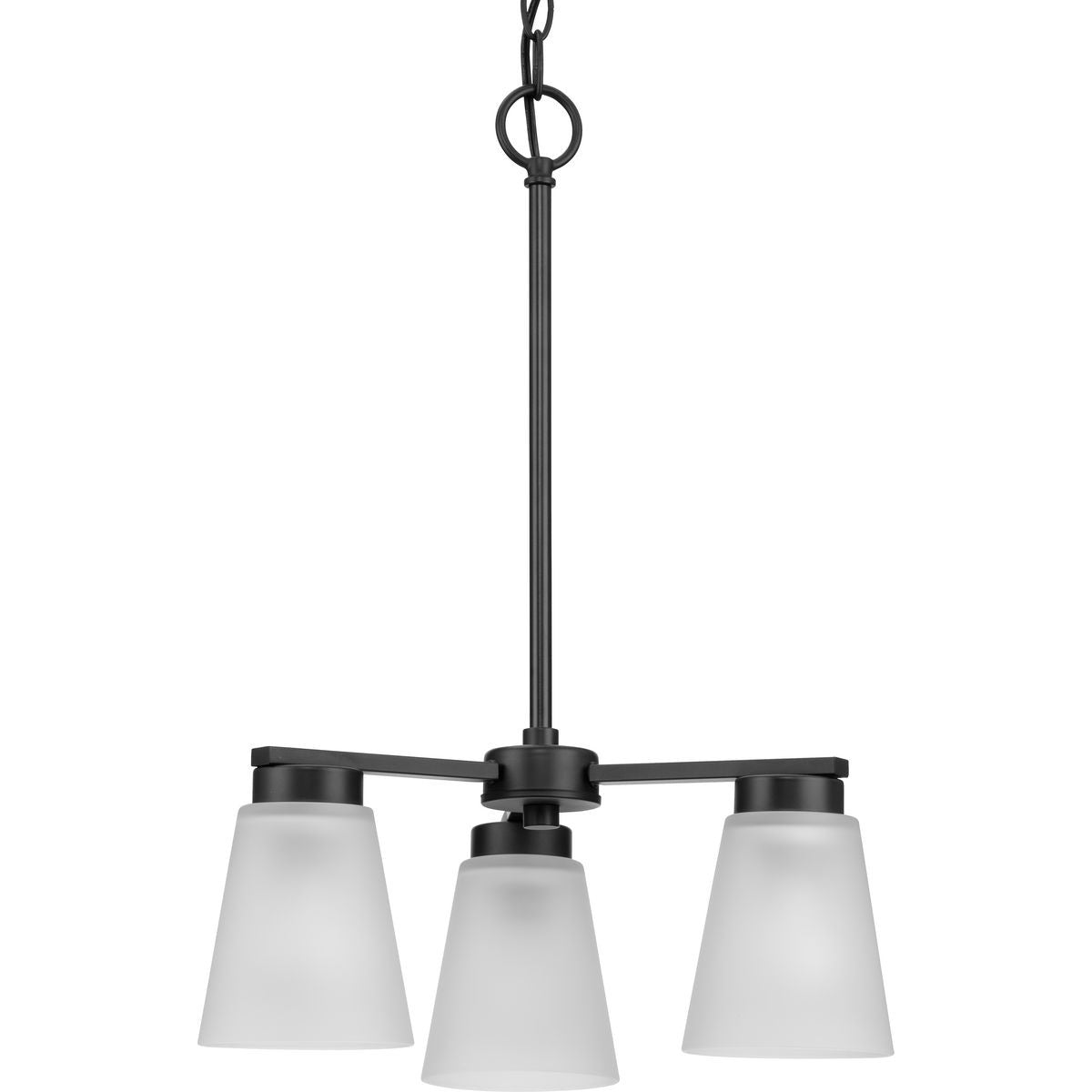 Progress Lighting - P400400-31M - Three Light Chandelier - Tanner - Matte Black