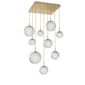 Hammerton Studio - CHB0092-09-GB-C-C01-L3 - LED Pendant - Gaia - Gilded Brass