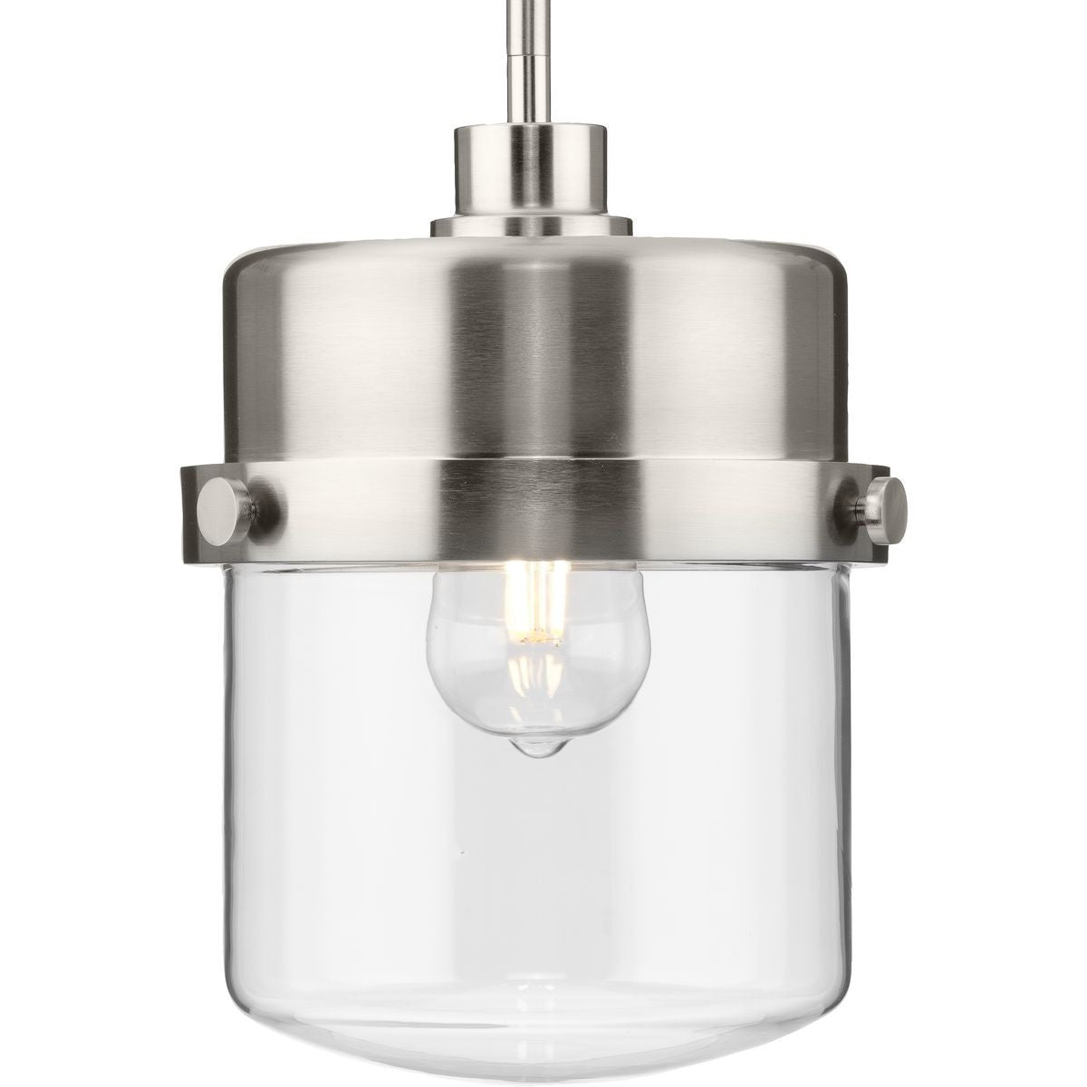 Progress Lighting - P500471-009 - One Light Pendant - Beckner - Brushed Nickel