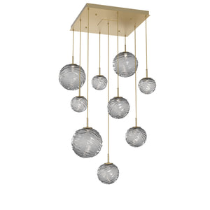 Hammerton Studio - CHB0092-09-GB-S-C01-L3 - LED Pendant - Gaia - Gilded Brass