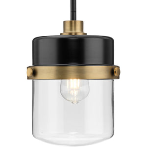 Progress Lighting - P500471-31M - One Light Pendant - Beckner - Matte Black