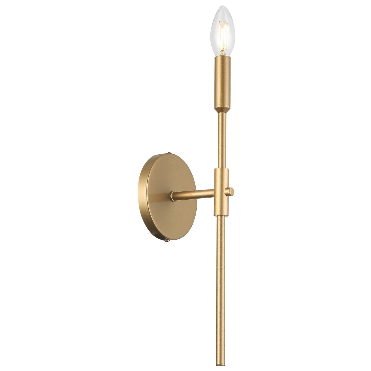 Dainolite Ltd - CIN-161W-AGB - One Light Wall Sconce - Cinthia - Aged Brass