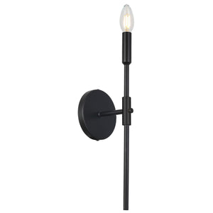 Dainolite Ltd - CIN-161W-MB - One Light Wall Sconce - Cinthia - Matte Black