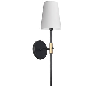 Dainolite Ltd - CIN-211W-MB-AGB-790 - One Light Wall Sconce - Cinthia - Matte Black