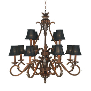 ELK Home - 378-SS-SH12 - 12 Light Chandelier - Marbella - Bronze