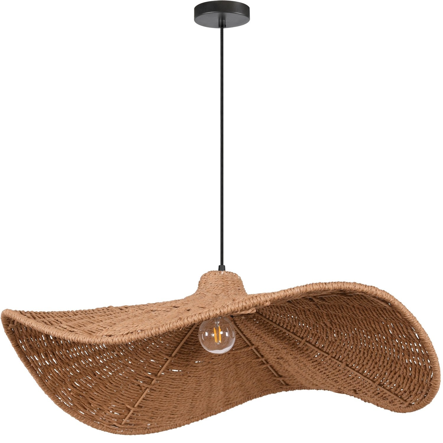 Dainolite Ltd - SMA-401P-MB - One Light Pendant - Selma - Natural