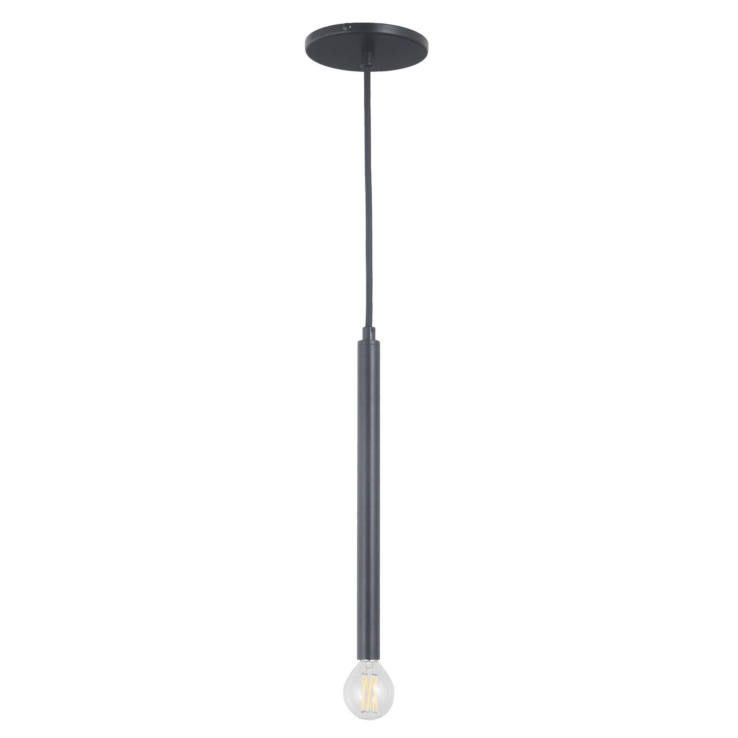 Dainolite Ltd - SNY-121P-MB - One Light Pendant - Sanya - Matte Black