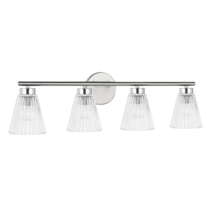 Dainolite Ltd - VIE-304W-PC - Four Light Vanity - Vienna - Polished Chrome