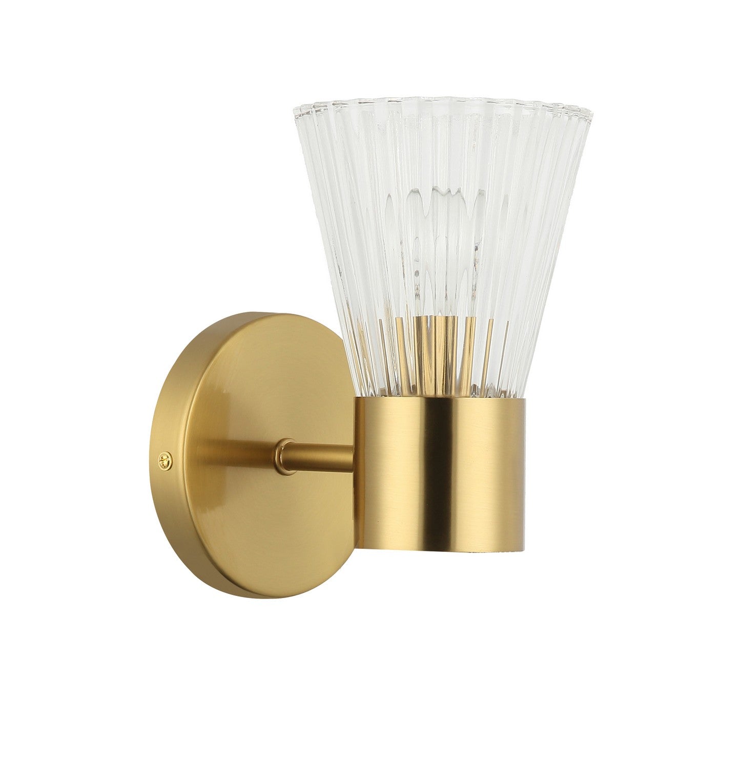 Dainolite Ltd - VIE-91W-AGB - One Light Wall Sconce - Vienna - Aged Brass