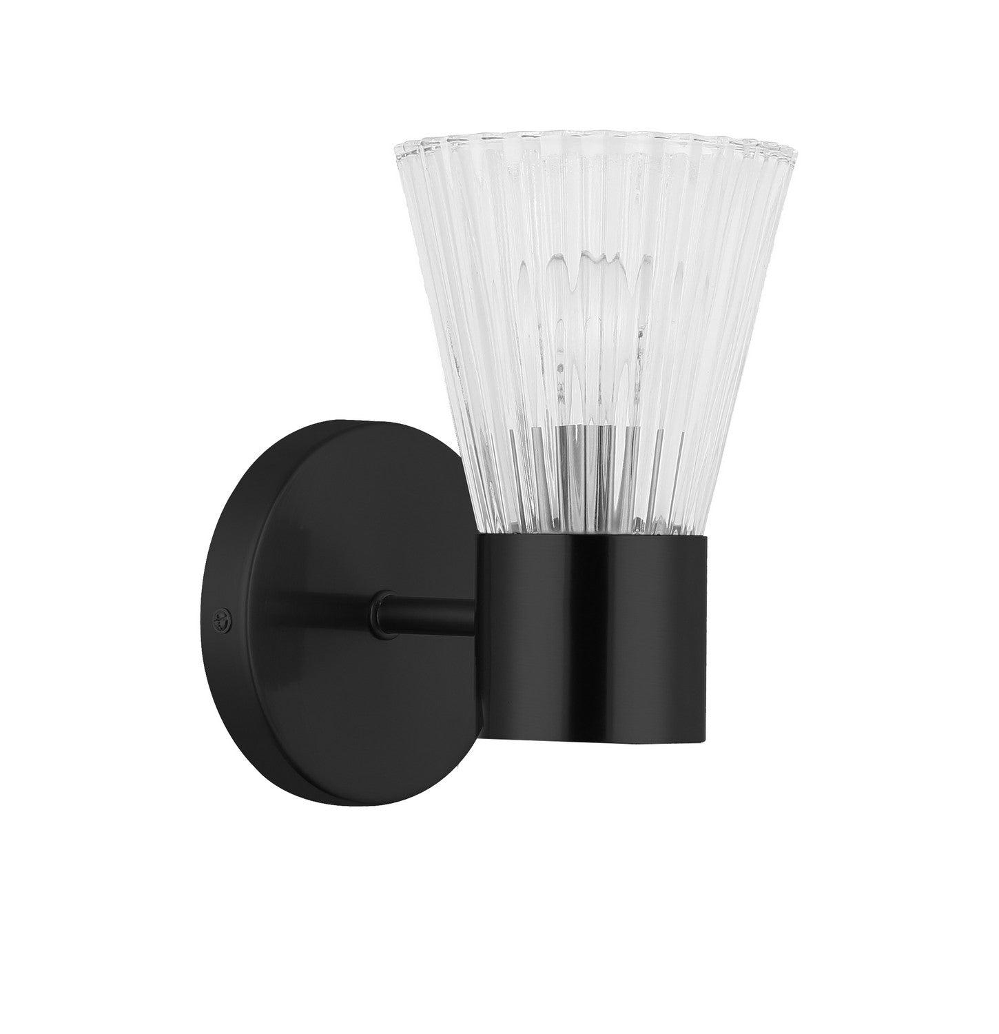 Dainolite Ltd - VIE-91W-MB - One Light Wall Sconce - Vienna - Matte Black