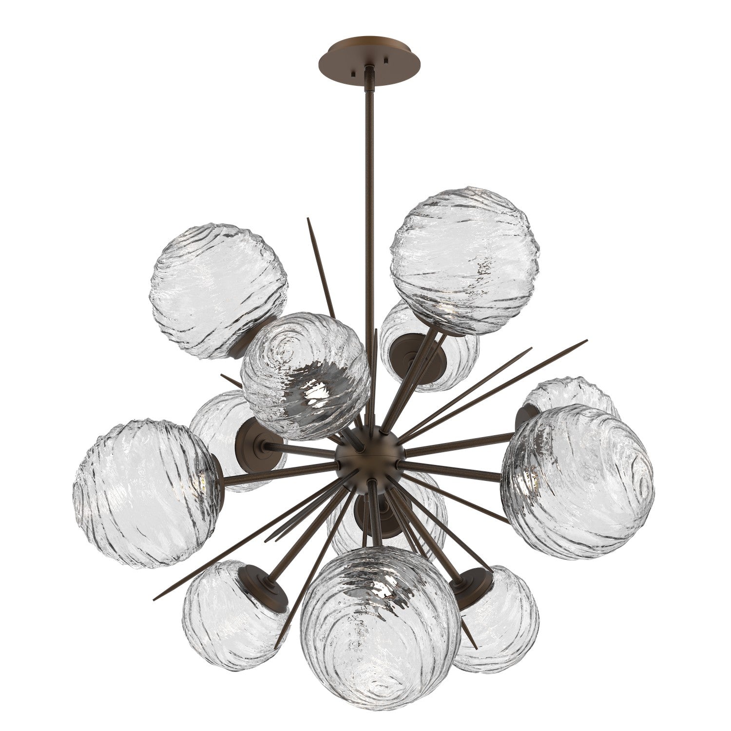 Hammerton Studio - CHB0092-0A-FB-C-001-L3 - LED Pendant - Gaia - Flat Bronze