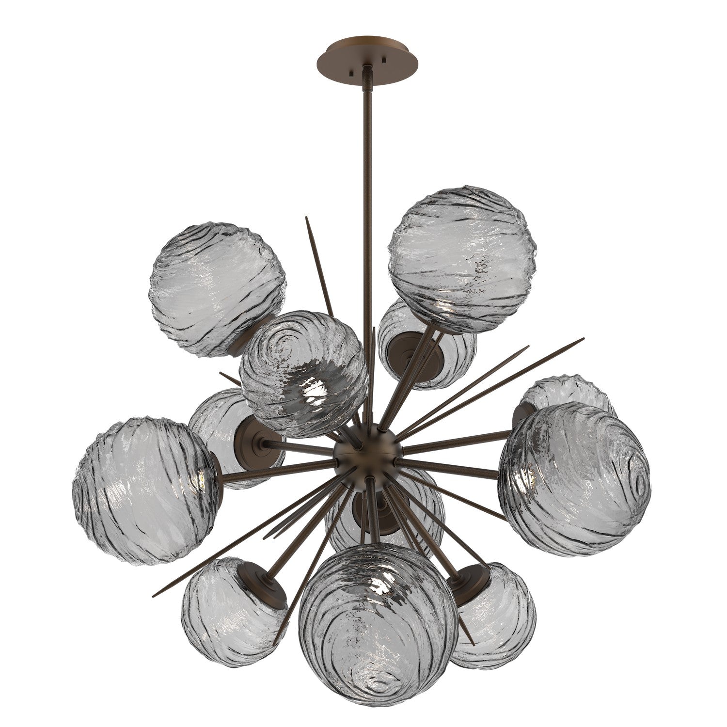 Hammerton Studio - CHB0092-0A-FB-S-001-L3 - LED Pendant - Gaia - Flat Bronze